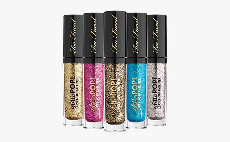 Transparent Pills Glitter - Too Faced Peel Off Glitter Eyeliner, Transparent Clipart