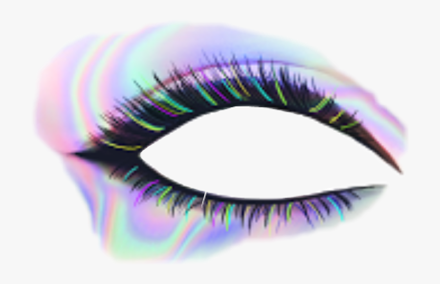 Eyeremix Holographic Sticker By - Eyeliner Png, Transparent Clipart