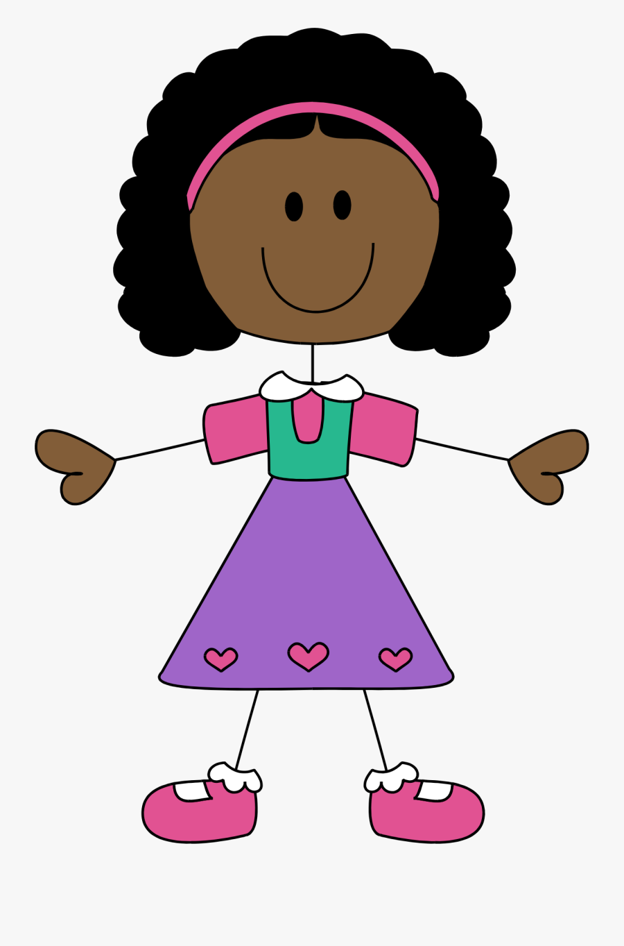 Happy Face Stick Figure Decal, Transparent Clipart