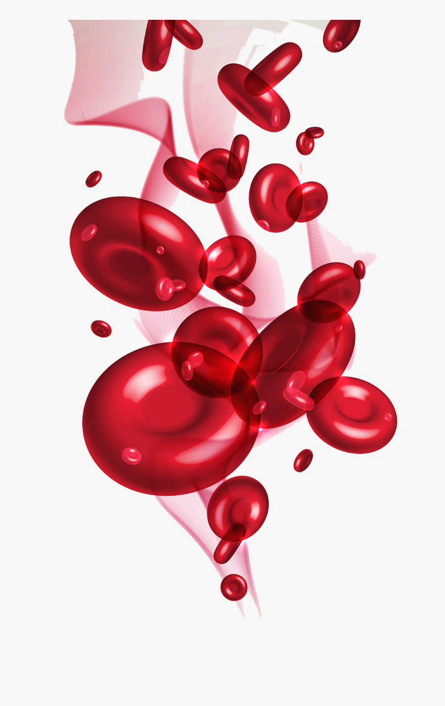 #ftestickers #red Blood Cells #freetoedit - Red Blood Cells Png, Transparent Clipart