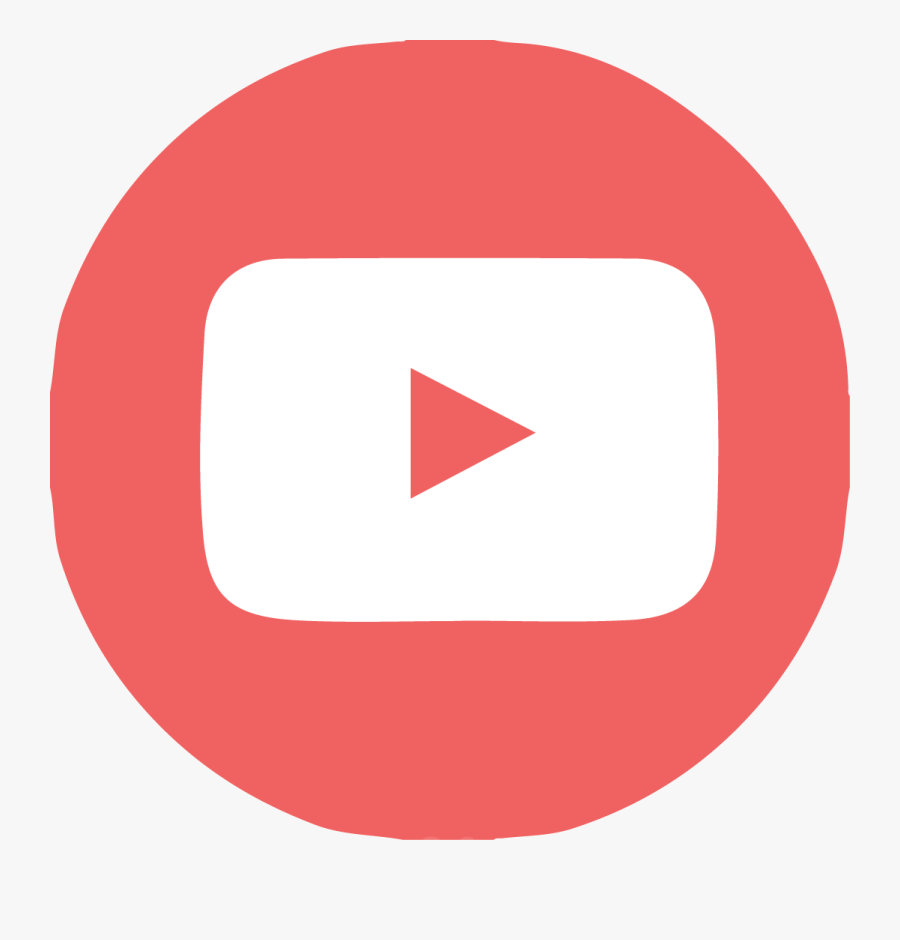 Youtube - Icono Circular De Youtube, Transparent Clipart