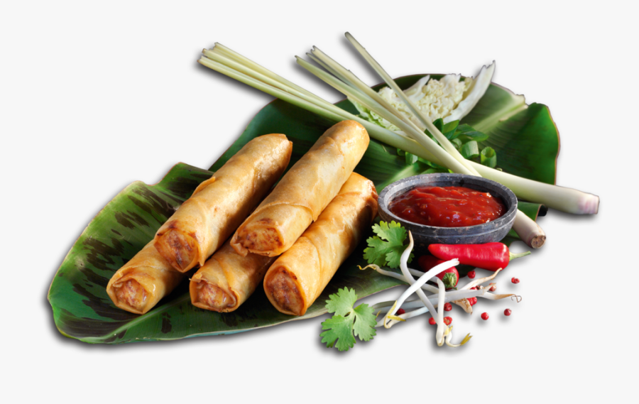 Lumpia - Chicken Spring Rolls Png, Transparent Clipart