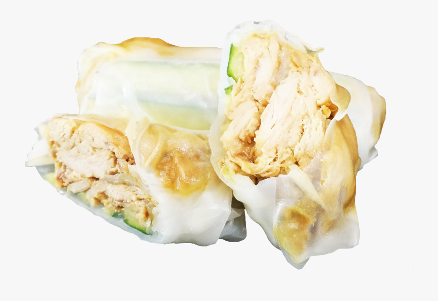 1 Duck Spring Roll - Dish, Transparent Clipart