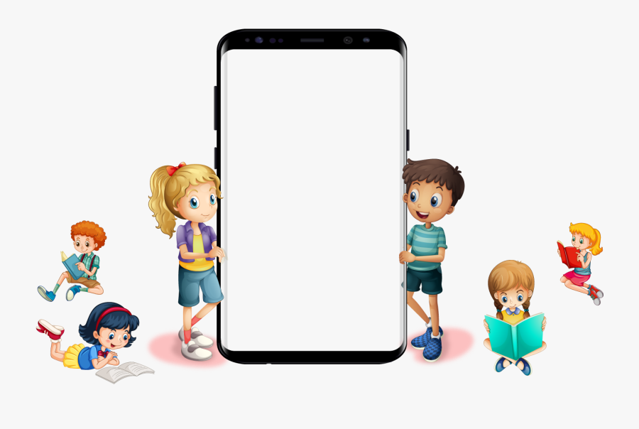 Animated People Holding Banner, Transparent Clipart