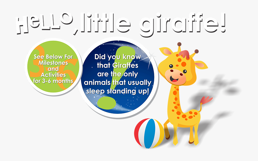 Giraffe - Cartoon, Transparent Clipart