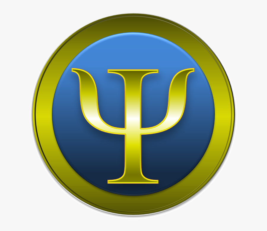 Irishpsychologylogo - Psychologist Symbol Blue, Transparent Clipart