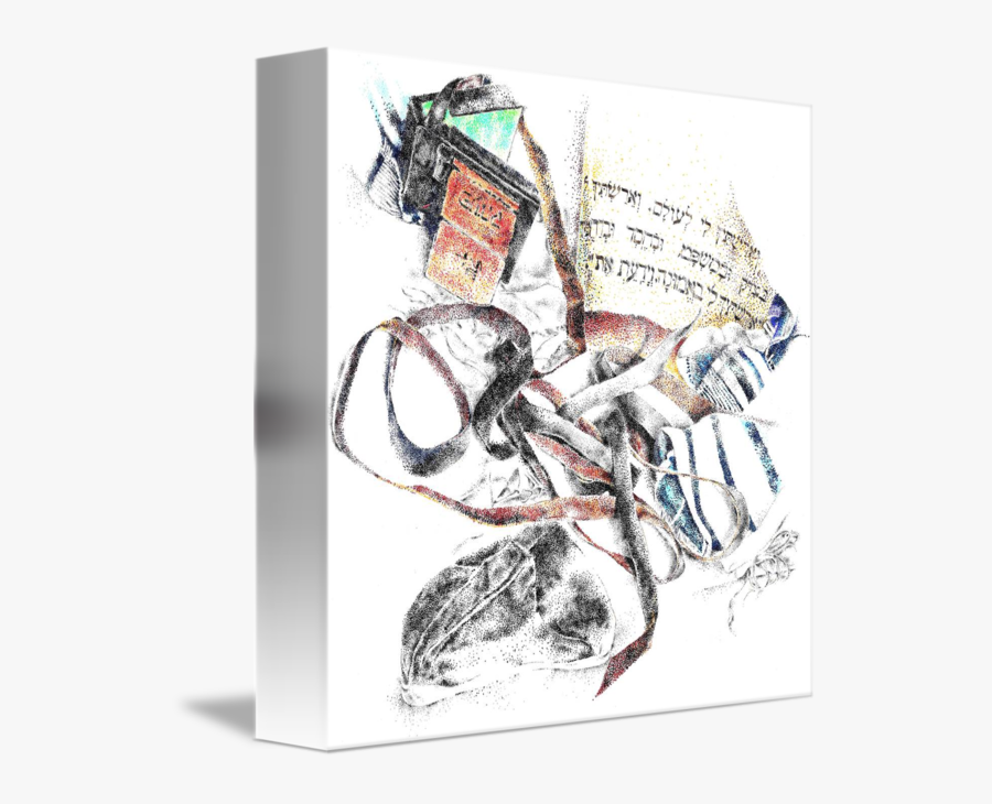 Tefillin - Tefillin Drawing - Sketch, Transparent Clipart