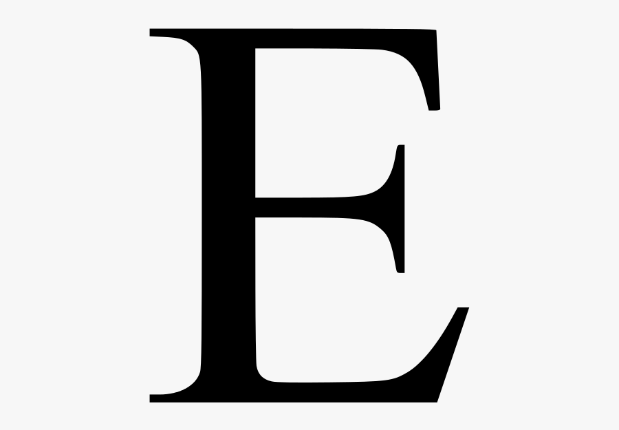 Greek Epsilon, Transparent Clipart
