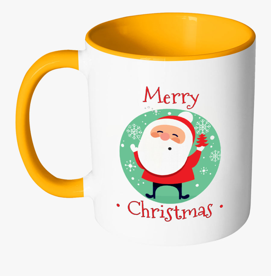 Colorful Coffee Mugs Santa - Mug, Transparent Clipart
