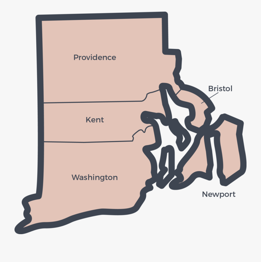 Transparent Eye Of Providence Png - Rhode Island Map Outline Transparent, Transparent Clipart