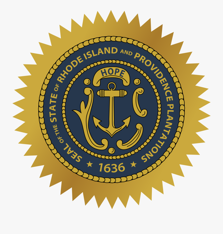 Rhode Island Colony Seal, Transparent Clipart