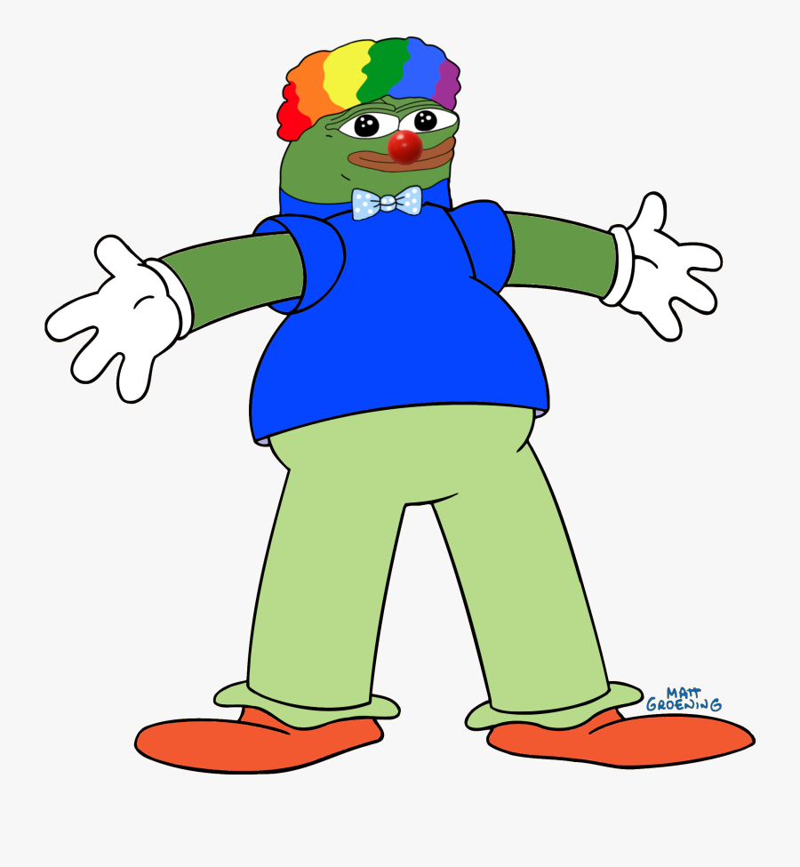 #clown #pepe #honk #honk #freetoedit - Krusty The Clown, Transparent Clipart