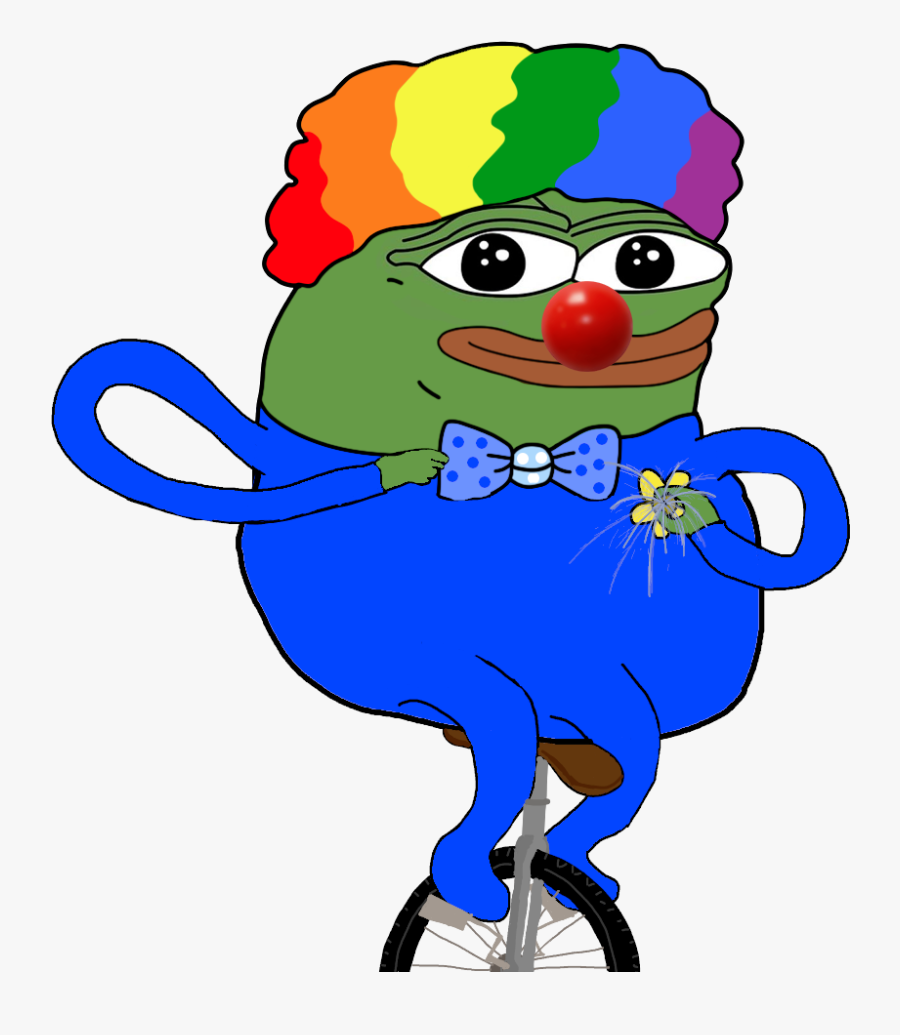 Transparent Pepe The Frog Png - Clown Pepe, Transparent Clipart