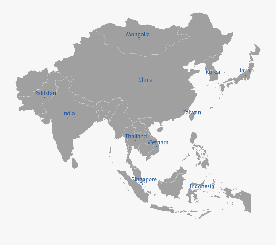 Core Market Asia Globaltrans Your World Of - Asia Continent Png, Transparent Clipart