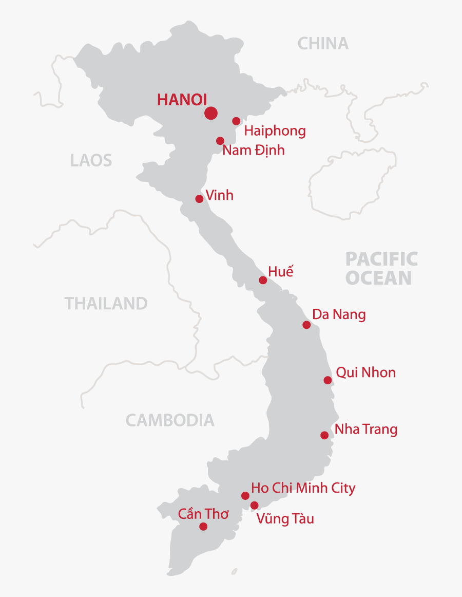 Most Plugs Are Of The European Type With Two Rounded - Vietnam Map Png, Transparent Clipart