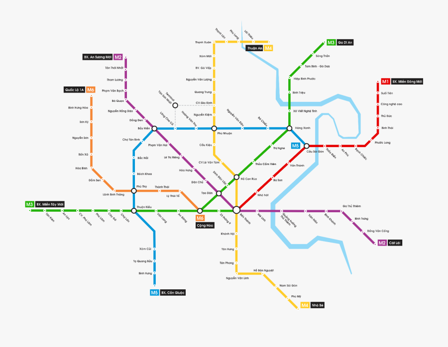 Transparent Vietnam Map Png - 胡志明 市 捷 運, Transparent Clipart