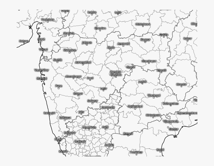 Transparent Maharashtra Map Clipart - Satellite Weather Today Maharashtra, Transparent Clipart