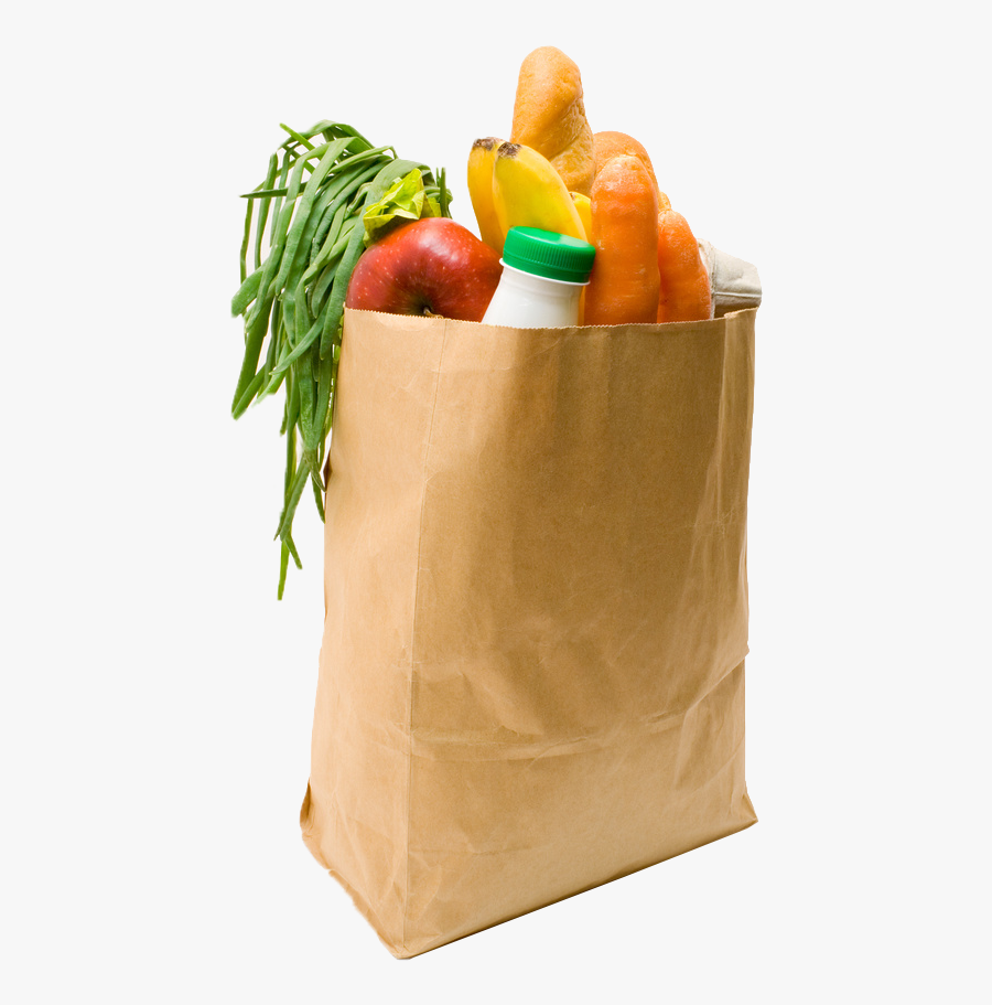 Food Bag Png Free Commercial Use Image - Shopping Bag Food Png, Transparent Clipart