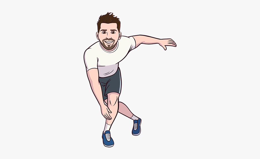 Exercising Clipart Toe Touch - Jogging, Transparent Clipart