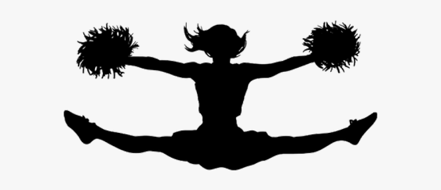 Toe Touch Cliparts - Transparent Background Cheerleader Clipart, Transparent Clipart