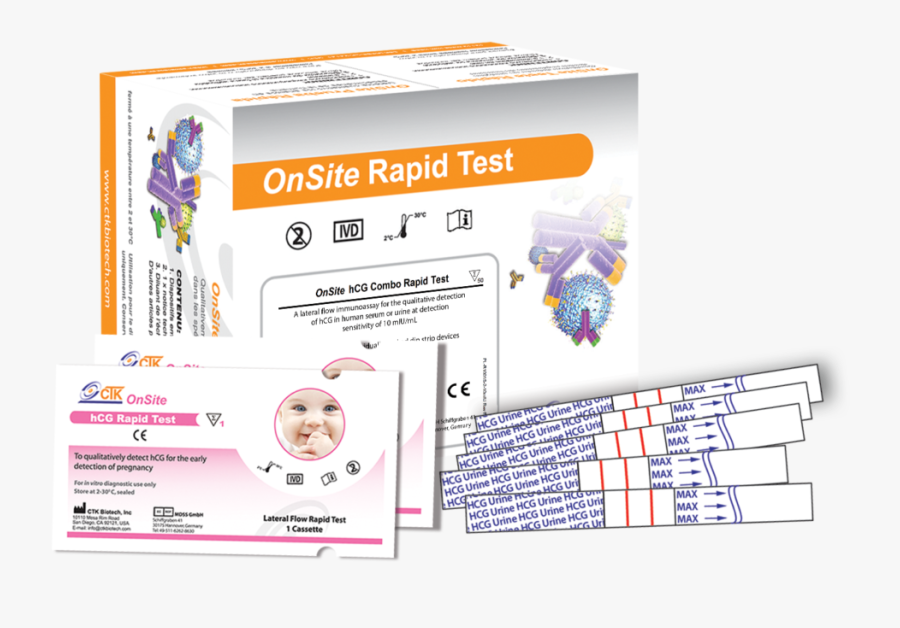 Hcg Combo Rapid Test Ce - Baby, Transparent Clipart