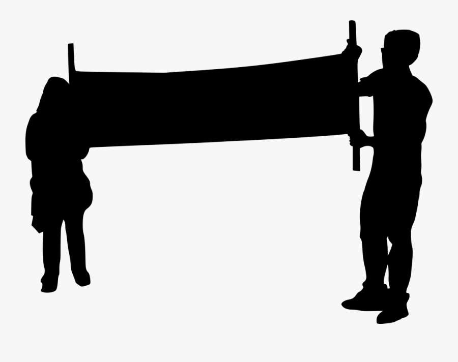 Sign Silhouette - Silhouette, Transparent Clipart