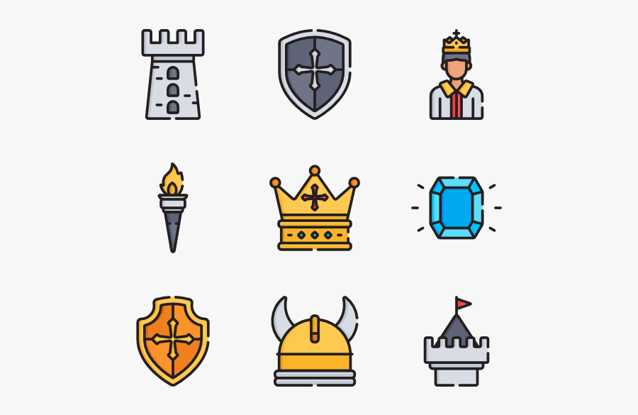 Clip Art Icons Free Medieval Castles - Beer Icon With Transparent Background, Transparent Clipart