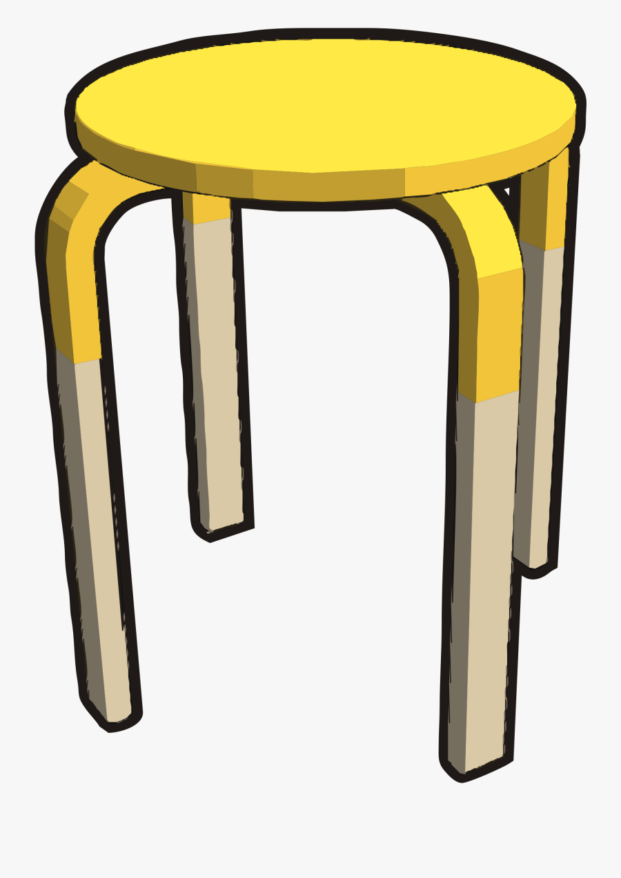 Stool Clipart Black And White, Transparent Clipart