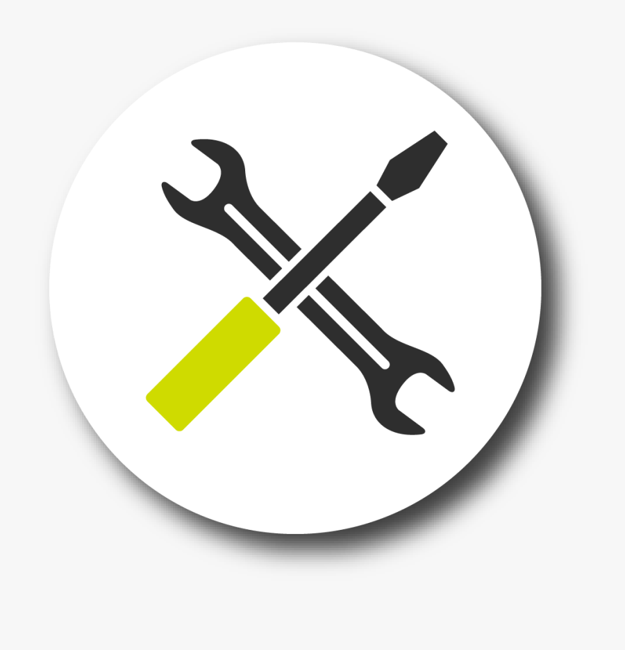 Spanner & Screwdriver Icon, Transparent Clipart
