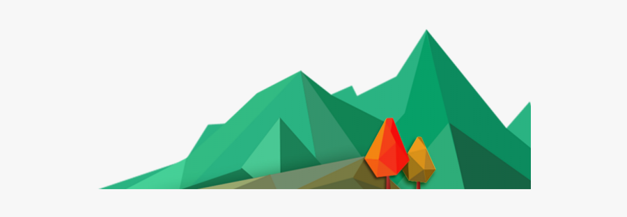 Green Mountain Cliparts - Cartoon Mountain Clipart Png, Transparent Clipart