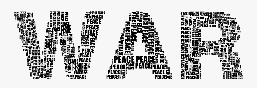 War And Peace Black Clip Arts - War And Peace Rs, Transparent Clipart