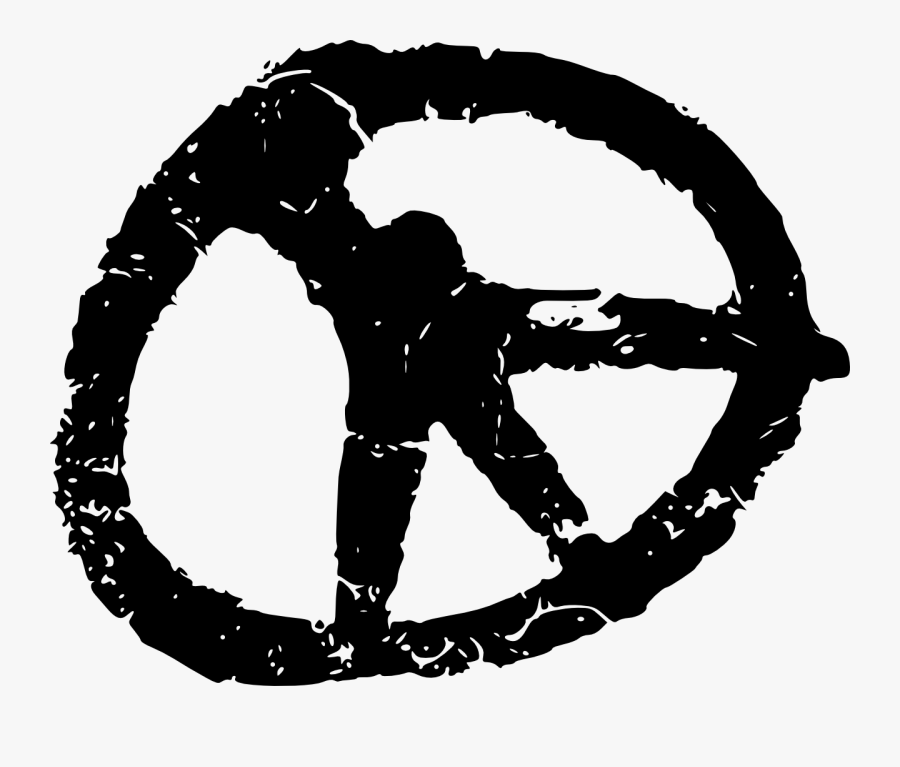 Graffiti Clipart Peace - Graffiti Peace Symbol Png, Transparent Clipart
