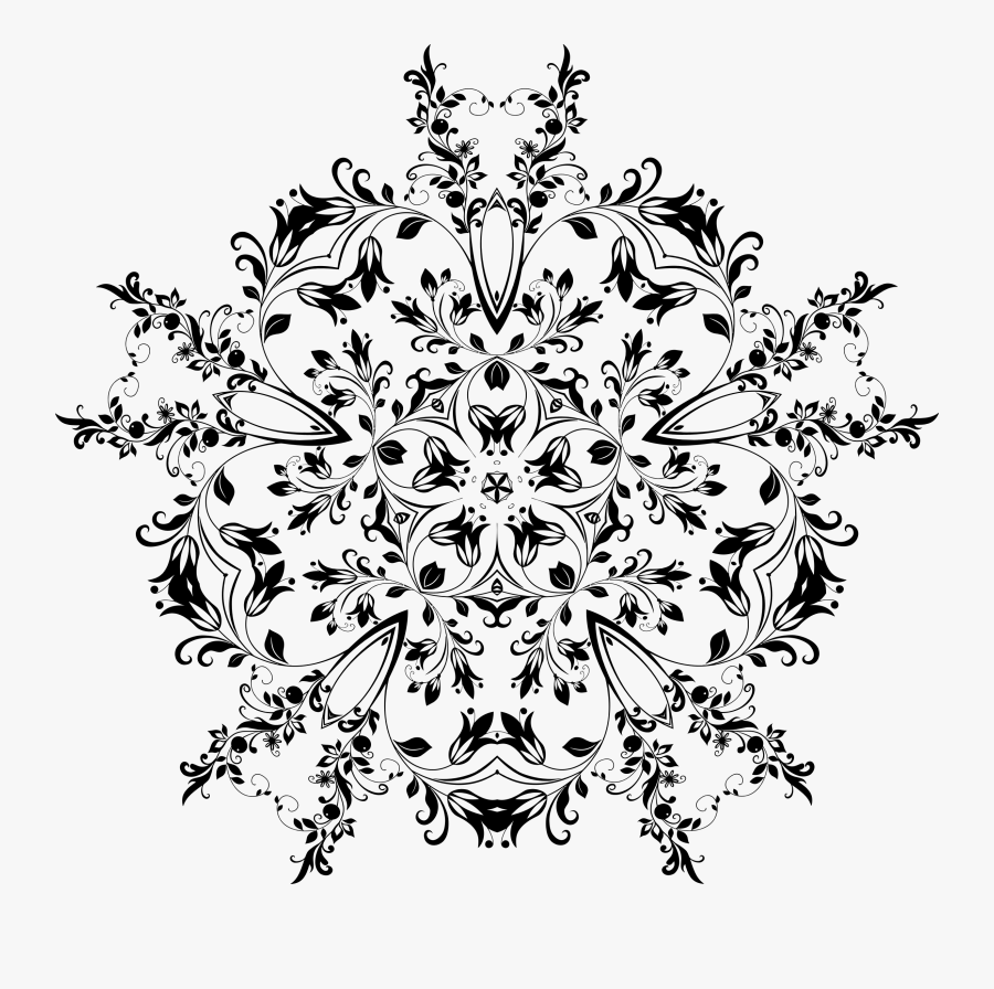 Clipart Flourishing Floral Design Png Png Flourish - Flourish Circle Png, Transparent Clipart
