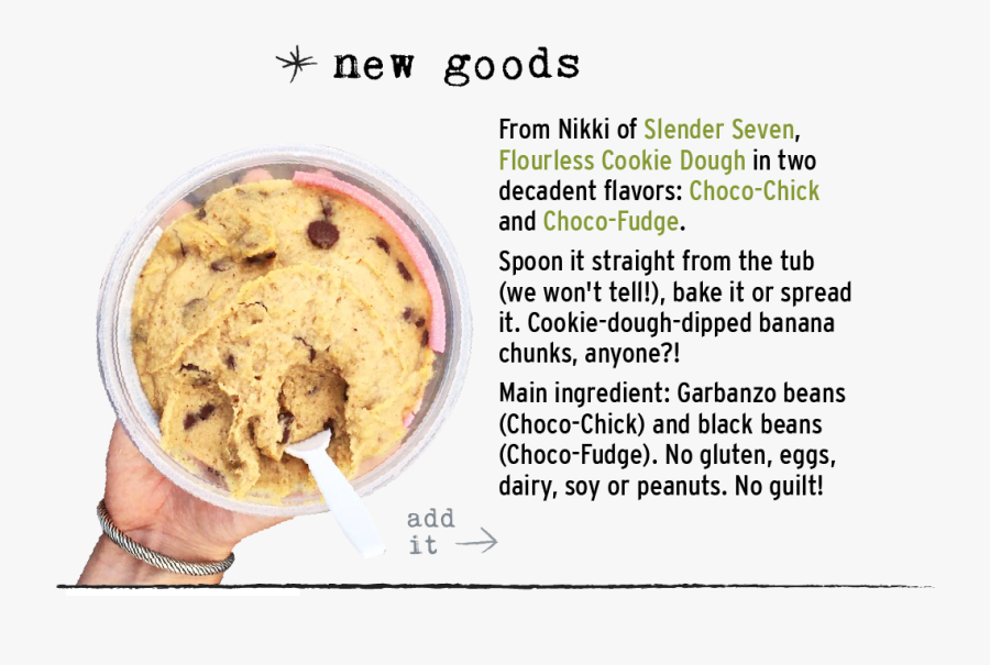 Plus Guilt-free Cookie Dough & The Skinny On Baguettes - Chocolate Chip, Transparent Clipart