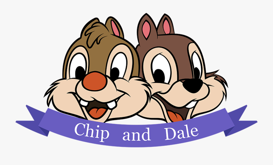 Chips N Dale Logo, Transparent Clipart