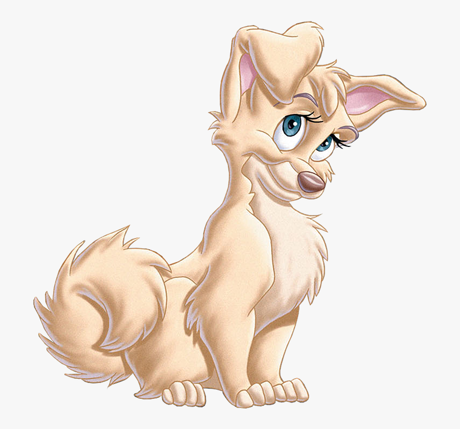 Chip Drawing Cute Animal Disney - Lady And Tramp Angel, Transparent Clipart
