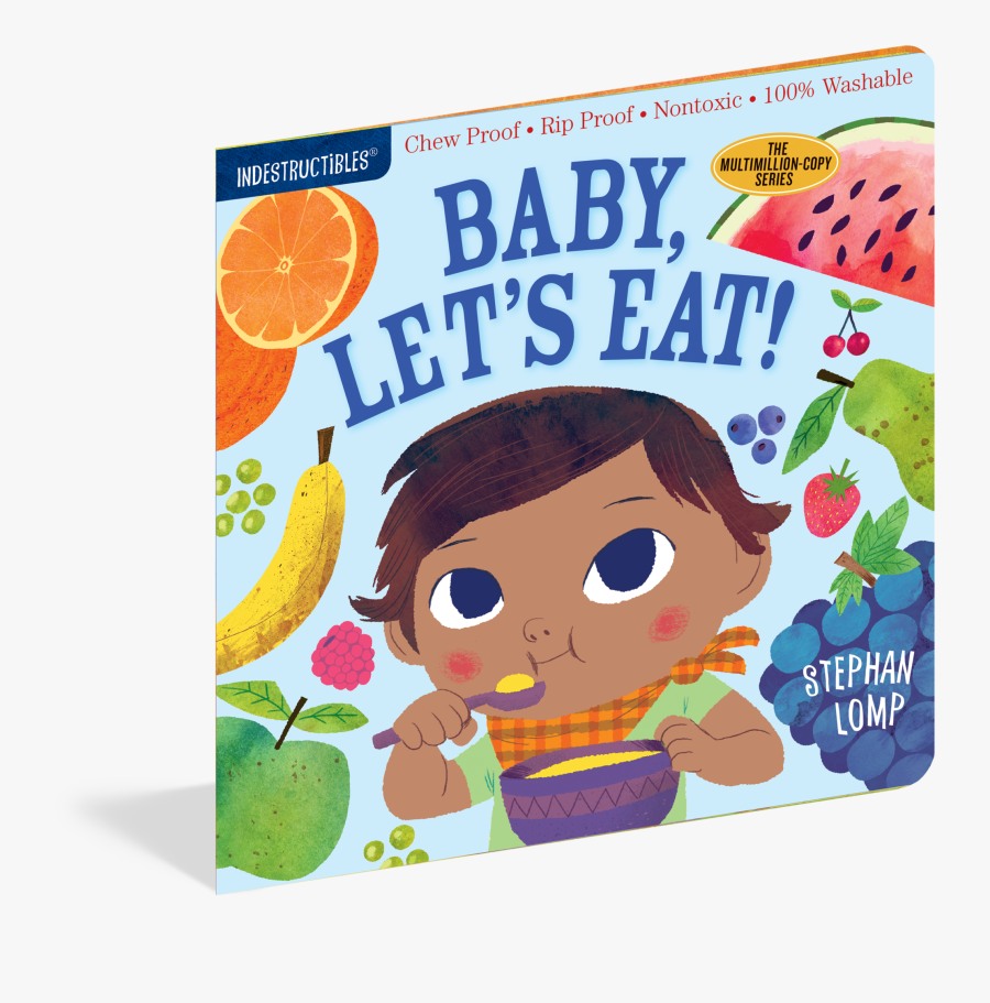 Indestructibles Mama And Baby Book Is About Mothers - Indestructibles Baby Lets Eat, Transparent Clipart