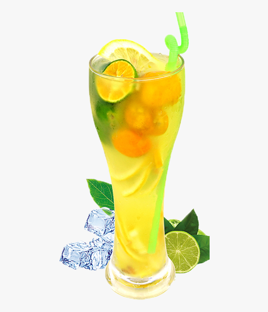 Lemonade Glass Png - Ice Lemon Juice Png, Transparent Clipart