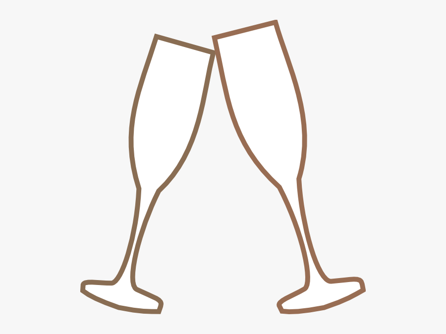 Champagne Glass Brown Svg Clip Arts - Champagne Glass Icon White, Transparent Clipart