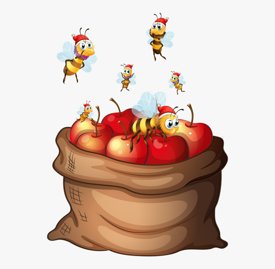 Fruits Vagetables Pinterest - Bag Of Apples Cartoon, Transparent Clipart