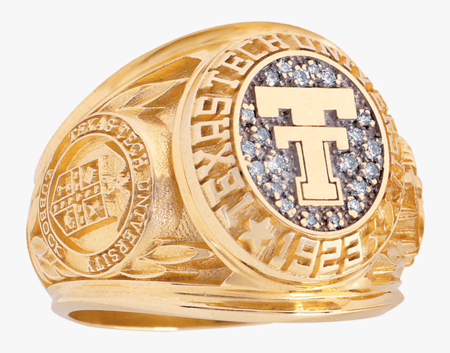 Texas Tech Mens Class Ring , Png Download - Texas Tech Class Ring Women, Transparent Clipart