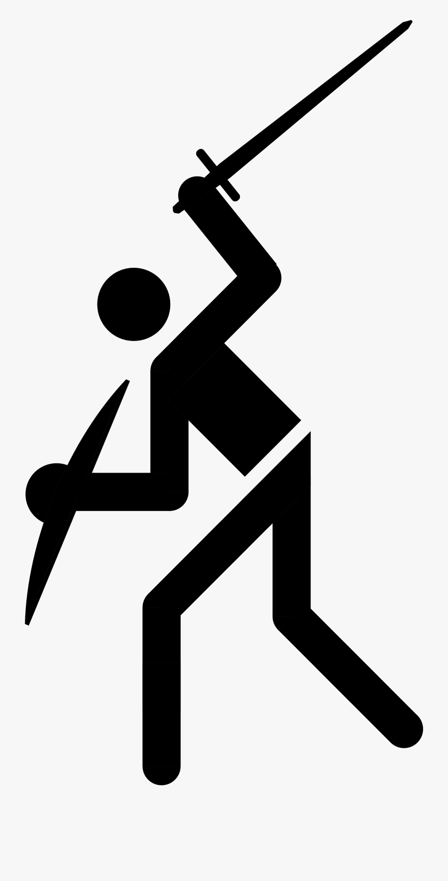 Fencing, Transparent Clipart