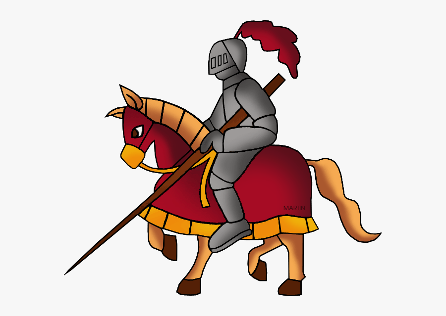 Jousting - Middle Age Social Studies, Transparent Clipart