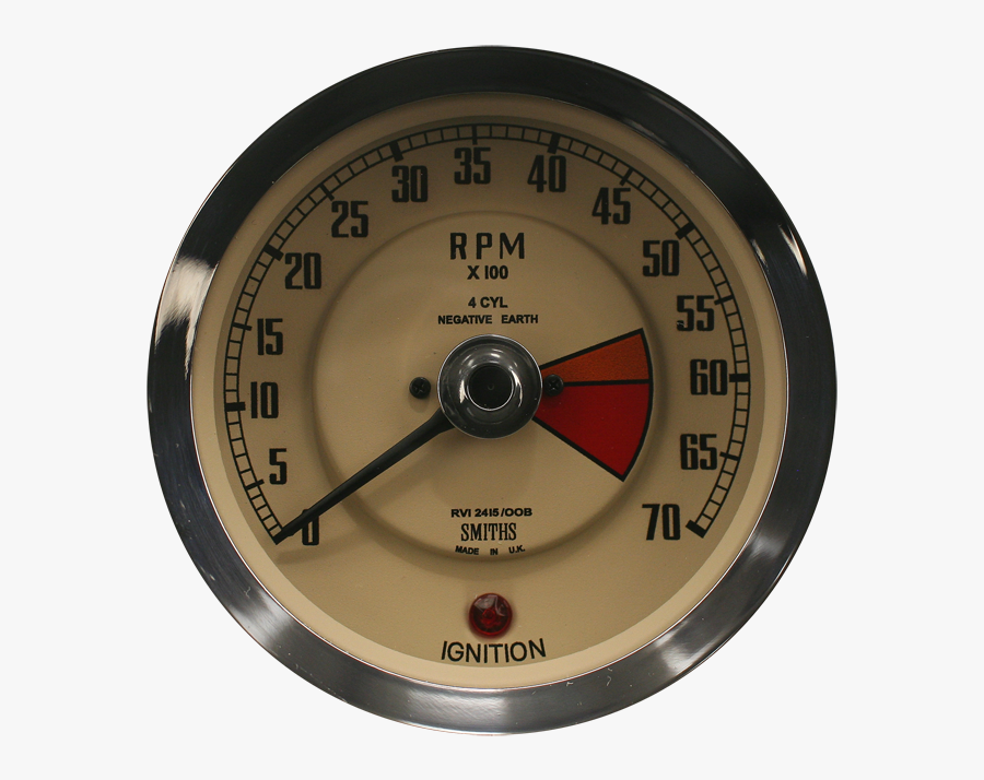 Transparent Tachometer Png - Face Gauges Smiths White Speedometer Face, Transparent Clipart