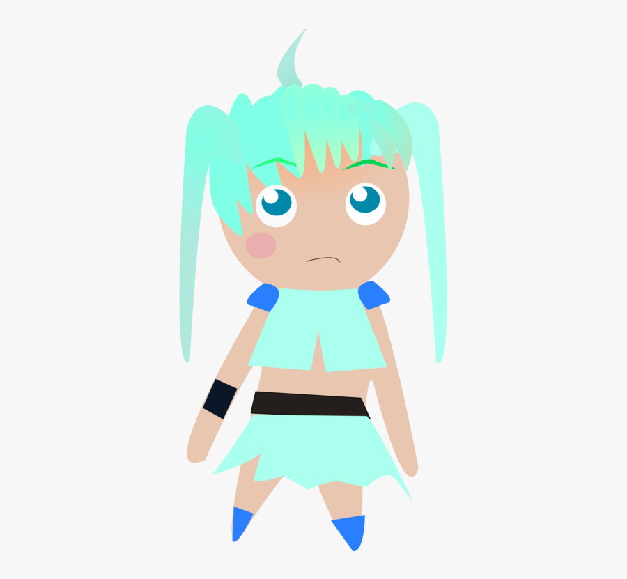 Art,girl,clothing - Cartoon, Transparent Clipart