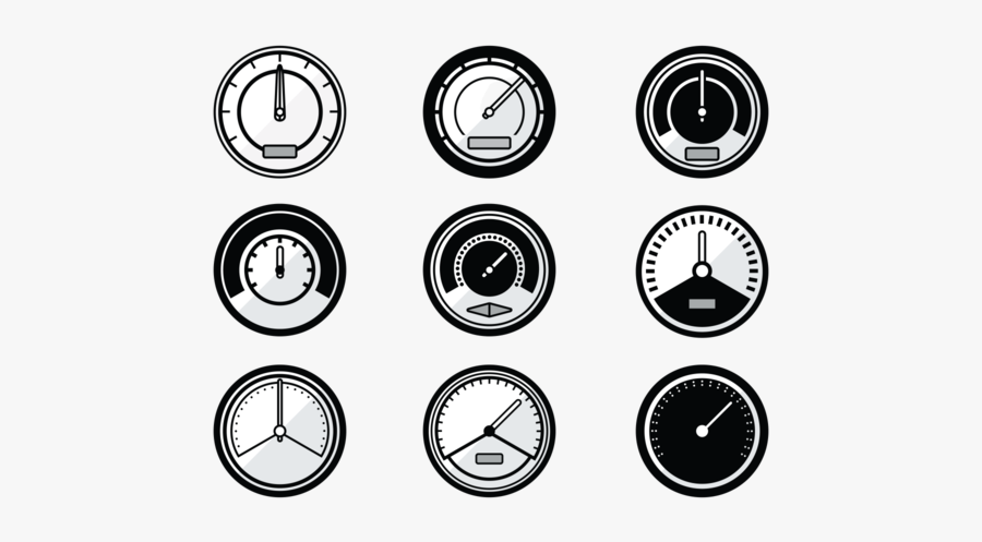 Icônes Vectorielles Du Décodeur - Tacometro Vector Png, Transparent Clipart