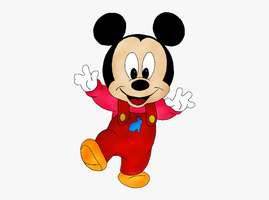 Baby Mickey - Mickey Mouse Baby Red, Transparent Clipart