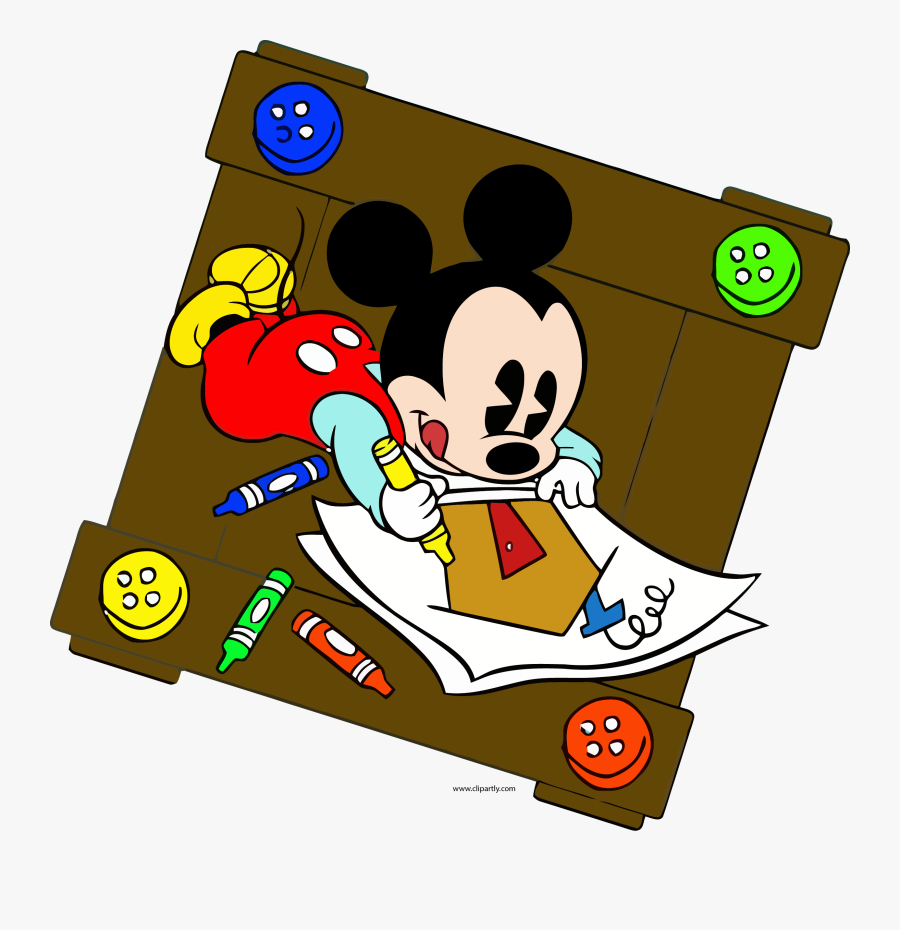 Baby Mickey Coloring Wallpaper Clipart Png - Baby Mickey Mouse, Transparent Clipart