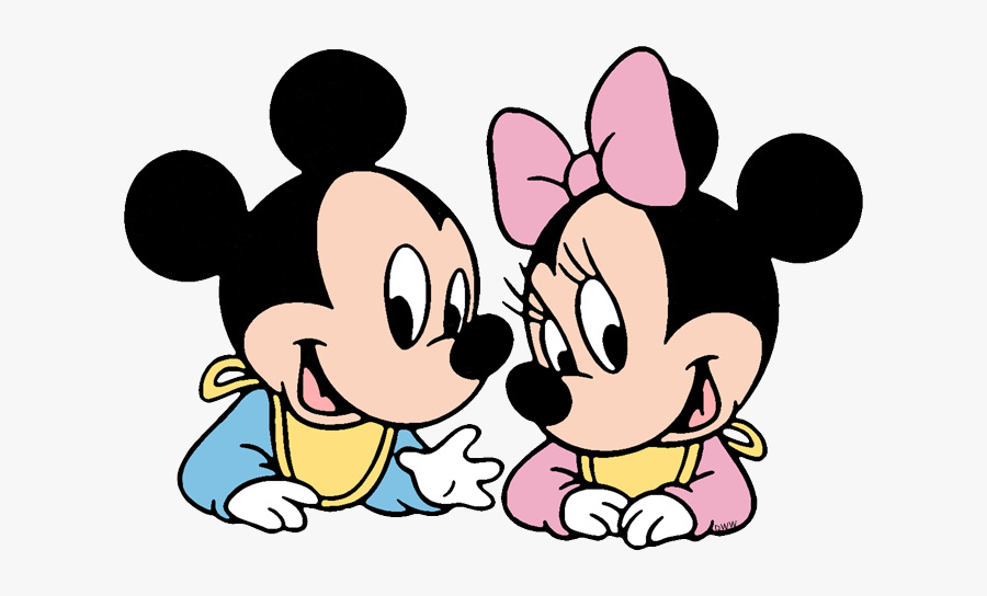Baby Mickey E Baby Minnie Png, Transparent Clipart