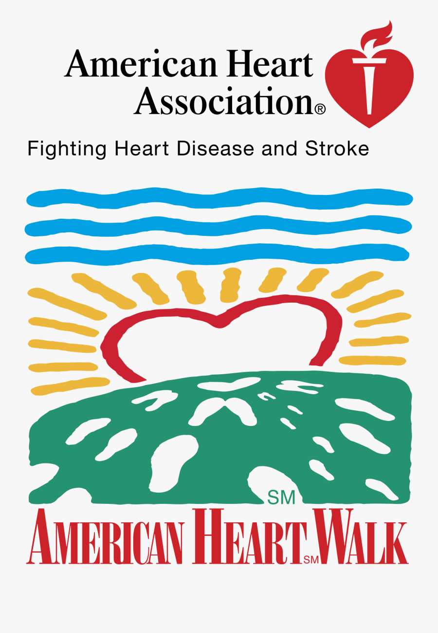 American Heart Walk Logo Png Transparent - American Heart Association, Transparent Clipart